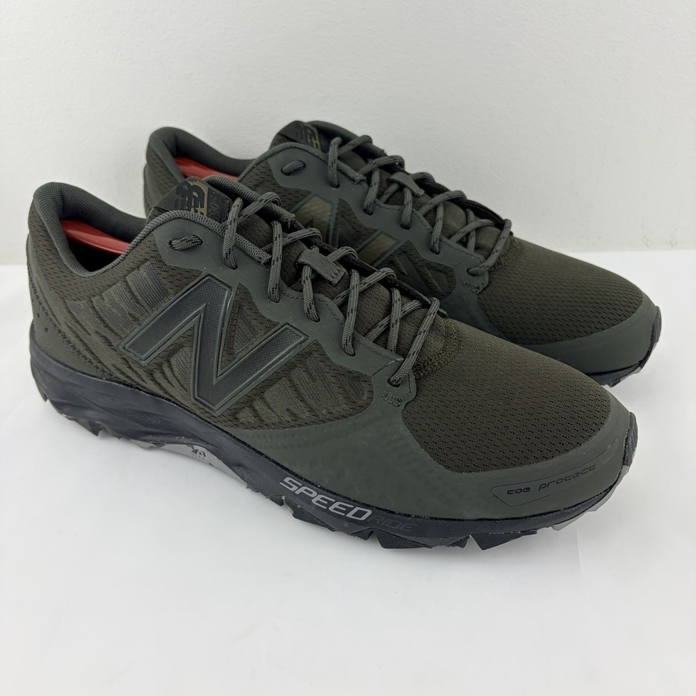 New Balance 690v2 Trail Mens 12 D Olive Green Speed Ride Running Shoes MT690RG2
